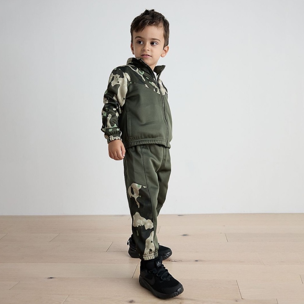 Toddler Boys Nike Camo Dri-FIT Full-Zip Jacket and Sweatpants 2-Piece Set